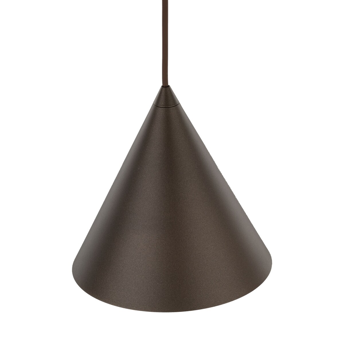 Lampa wisząca CONO BROWN 10073 TK Lighting brązowa metalowa E27 regulowana do salonu i jadalni
