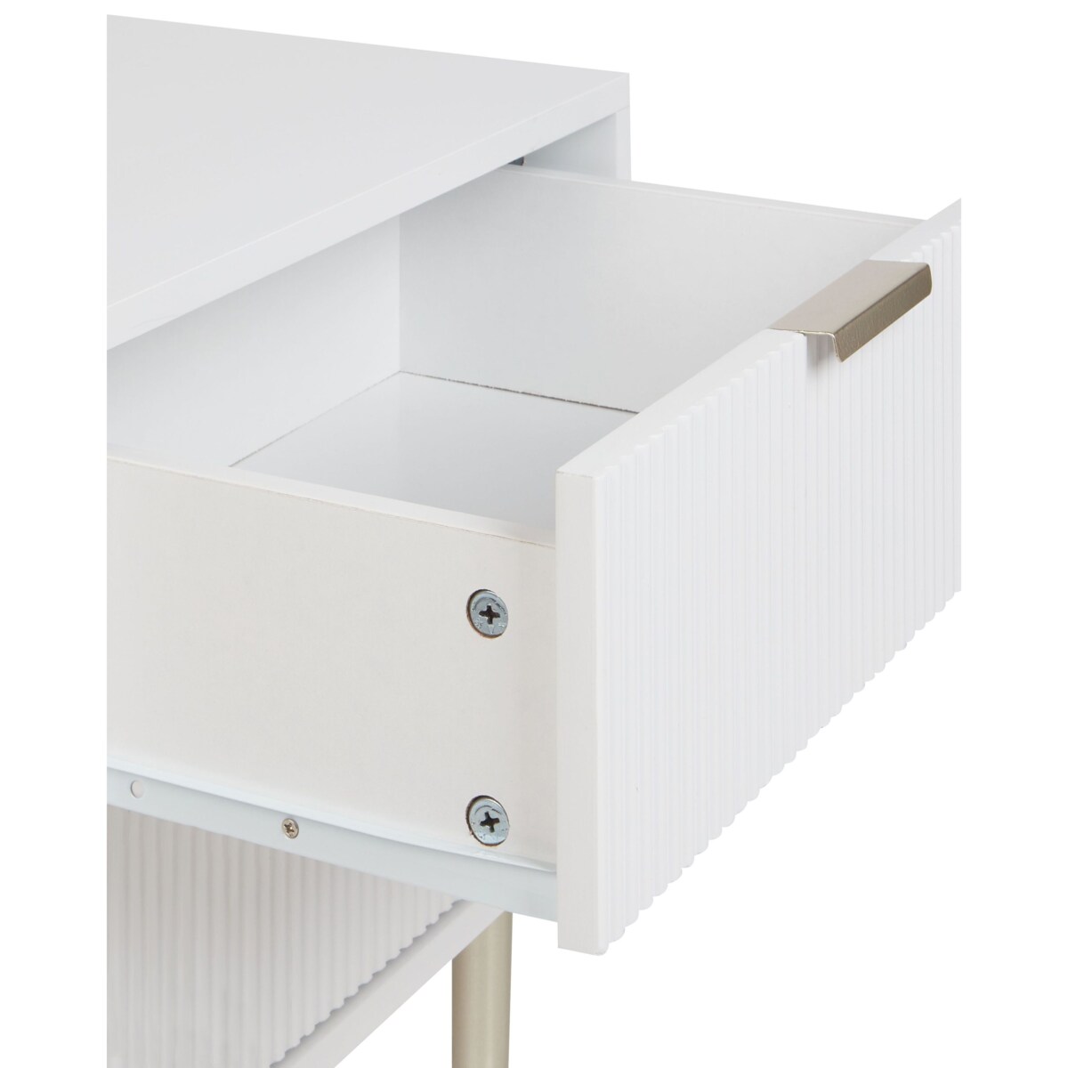 Szafka nocna 2 szuflady SOHO Biały