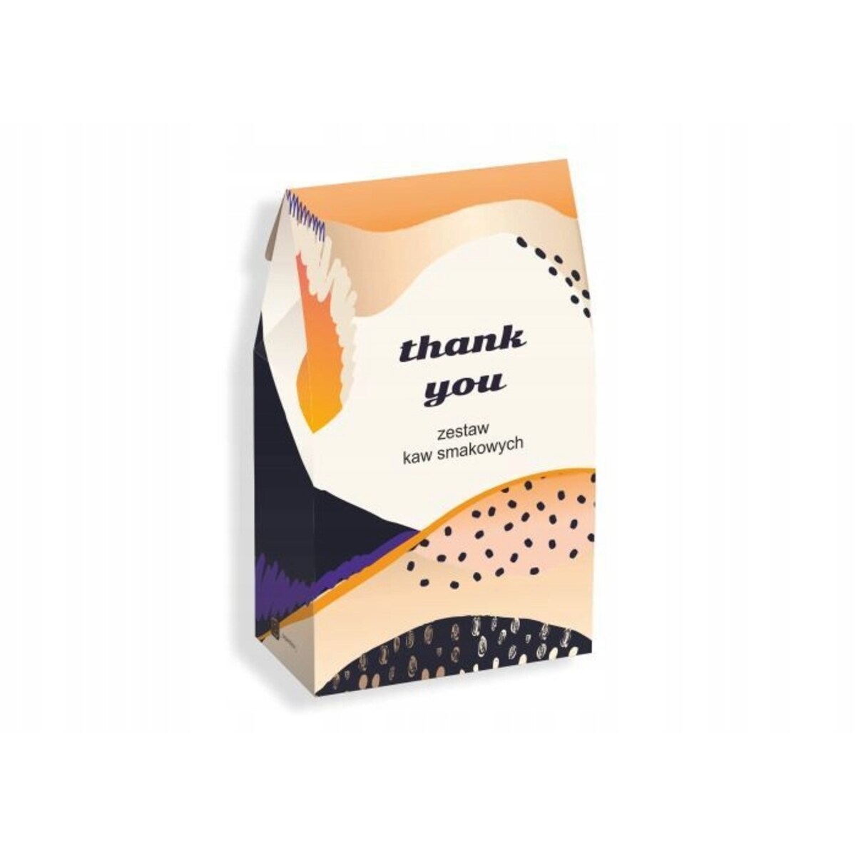 Duży BOX THANK YOU podziękowanie upominek dla chrzestnych rodziców świadków