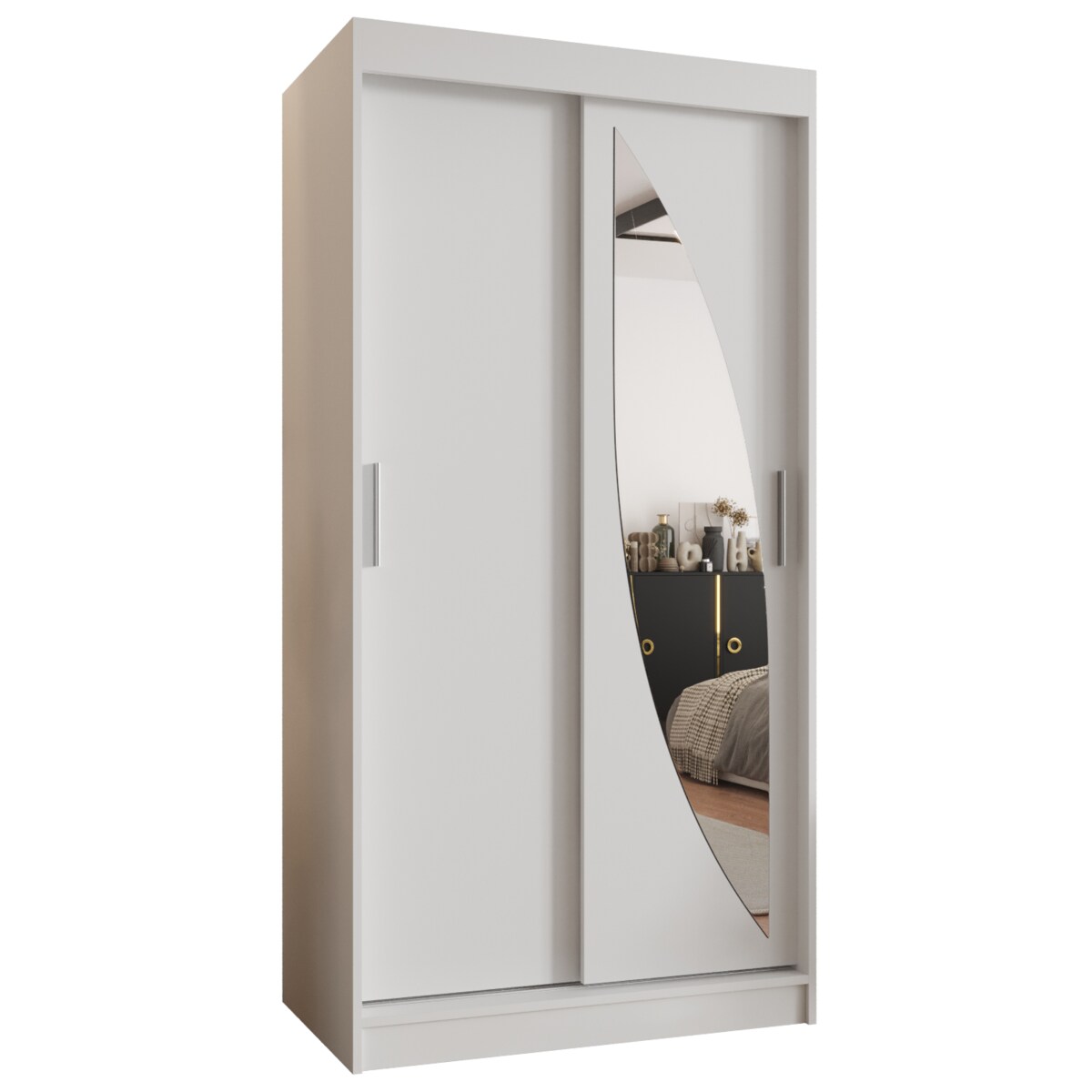 Szafa przesuwna MILO 100 biały