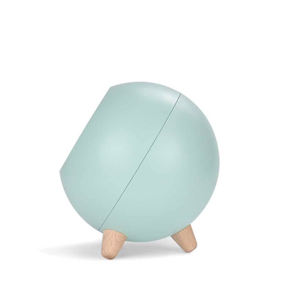 Lampka nocna z kotkiem seledynowa