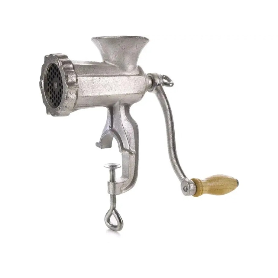 Maszynka ŻELIWNY do mielenia mięsa żywności przykręcany do blatu ręczny 10