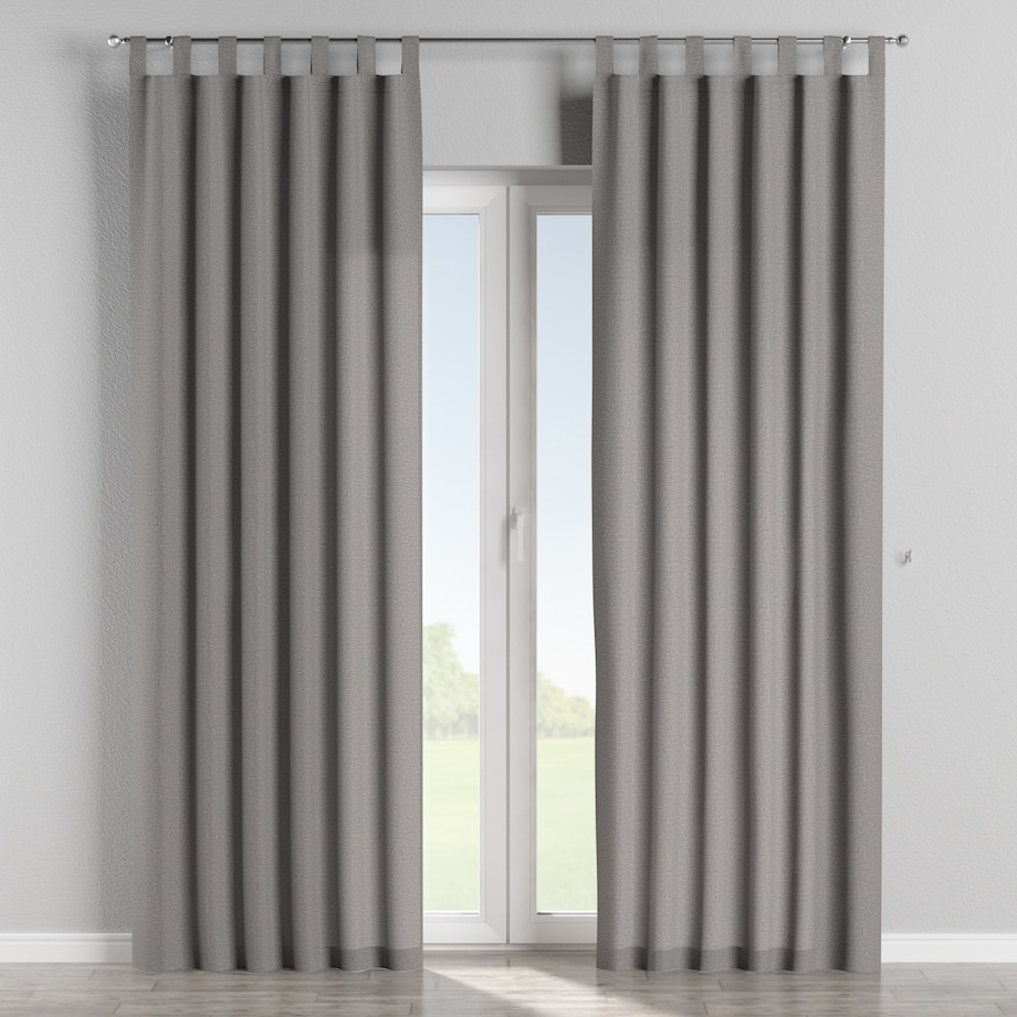 Zasłona na szelkach 1 szt. 130x260 szary