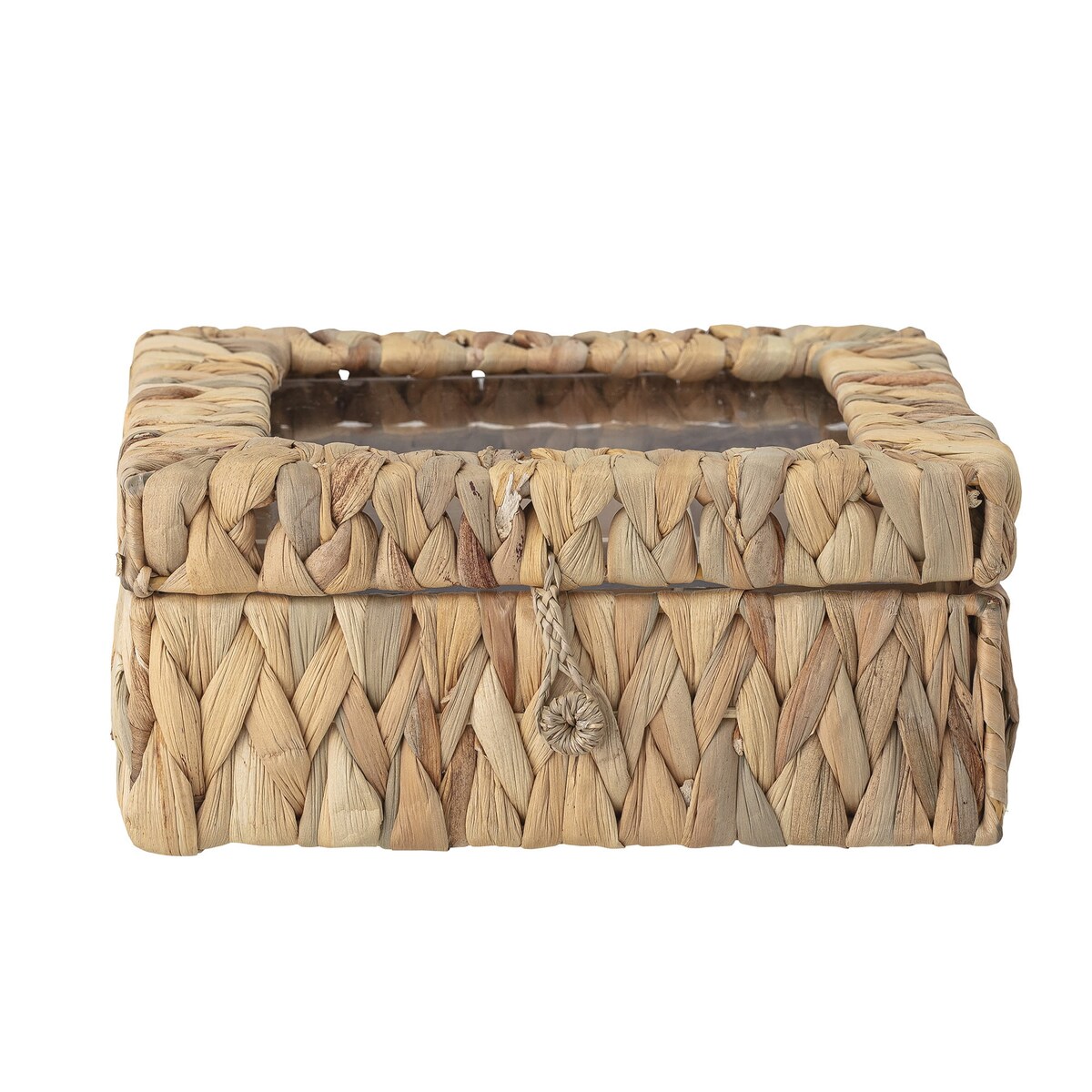 Pojemnik na Żywność i den Hiacynt Wodny 23 x 10 x 23 cm na Herbatę Przegrody