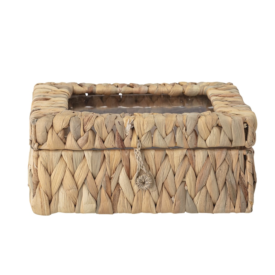 Pojemnik na Żywność i den Hiacynt Wodny 23 x 10 x 23 cm na Herbatę Przegrody