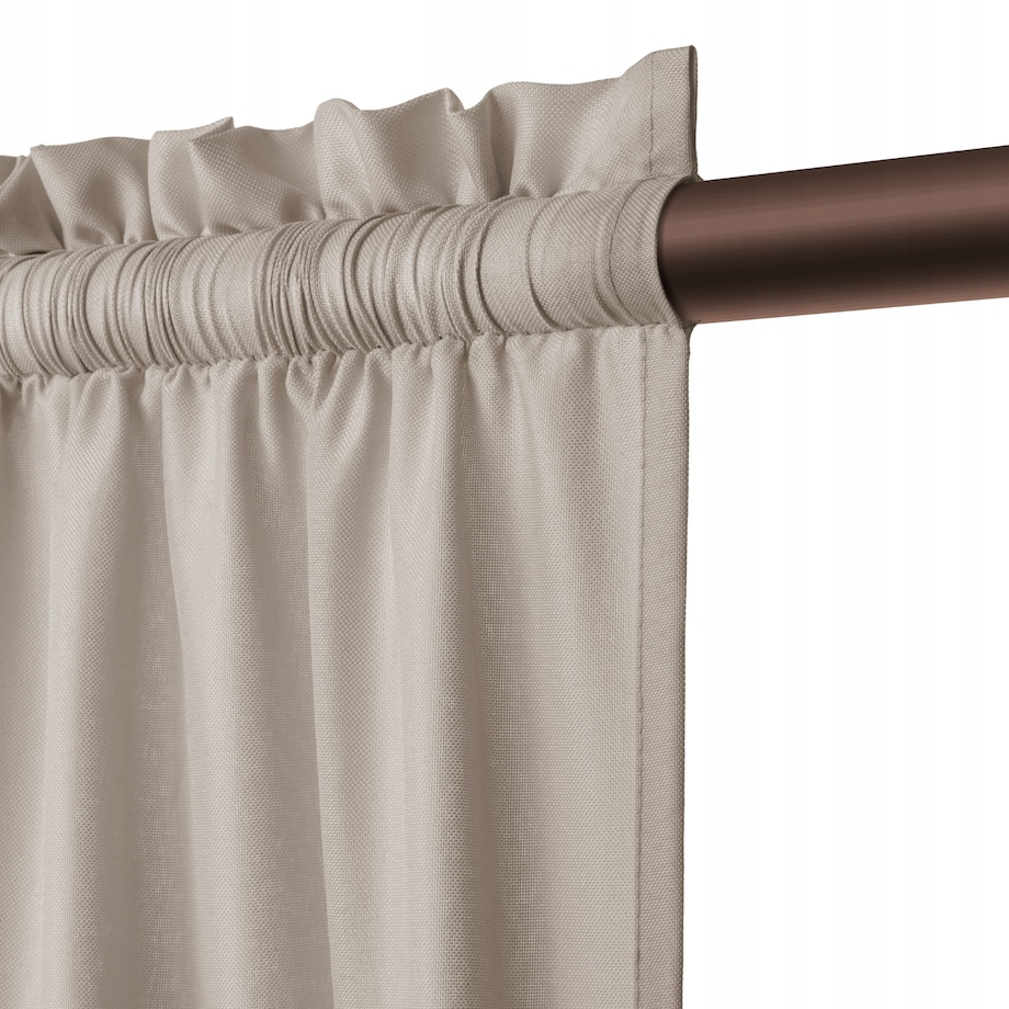 Zasłona Ogrodowa Wodoodporna Tarasowa Taśma Żabki Tunel 140 x 250 + Upięcie