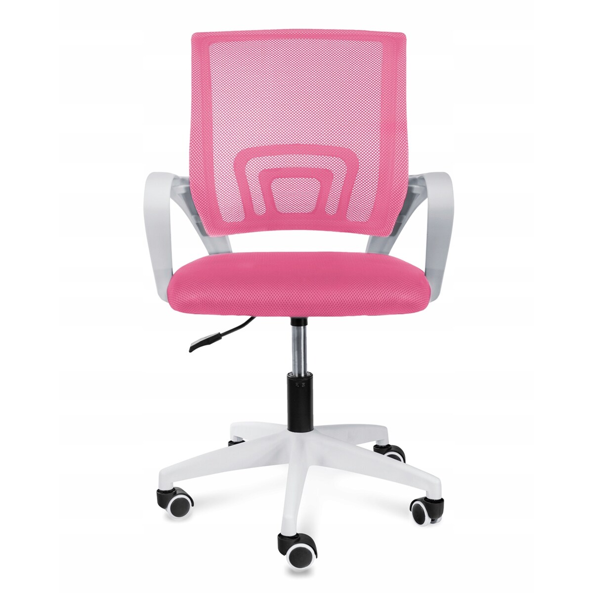 Krzesło biurowe profilowane SMART różowe