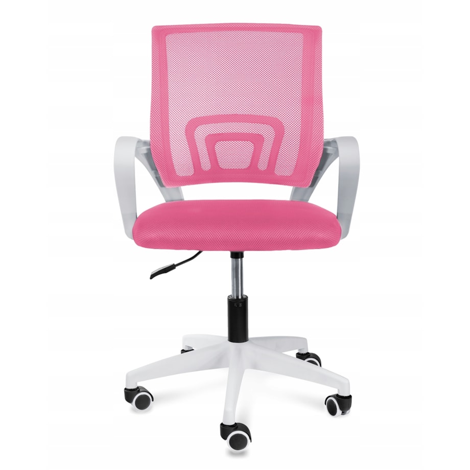 Krzesło biurowe profilowane SMART różowe