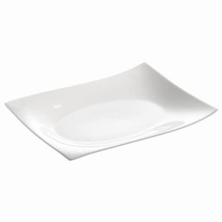 Półmisek prostokątny Motion, biały, 35 cm x 25 cm