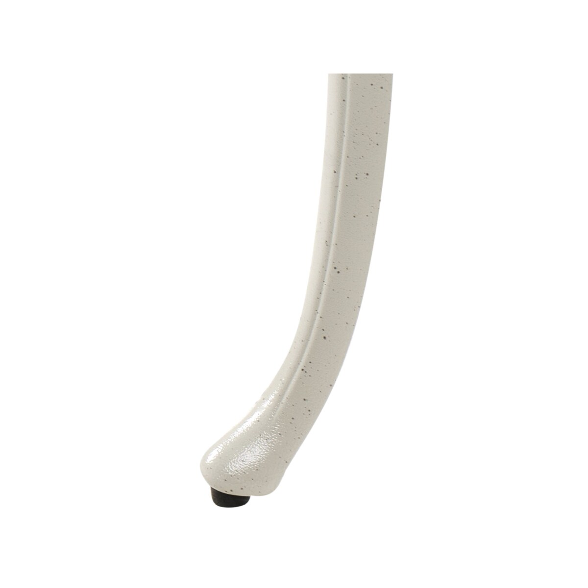 Ławka ogrodowa PIURA 88 cm Metal Biały