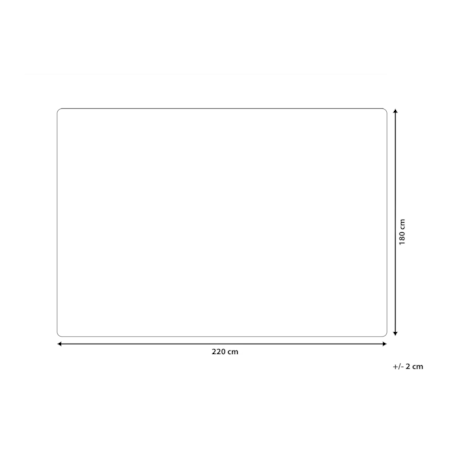 Koc 180 x 220 cm brązowo-biały TADDART