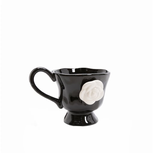 Kubek SHP BIAŁA RÓŻA czarny