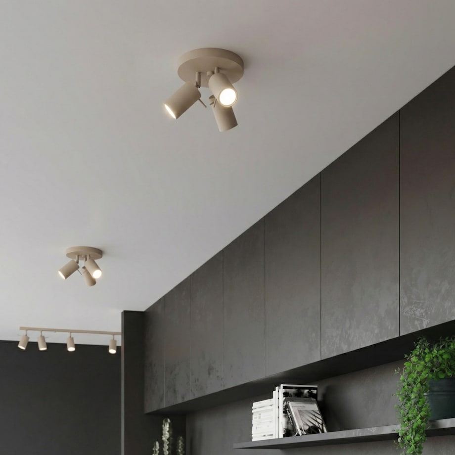 Plafon RING 3P taupe
