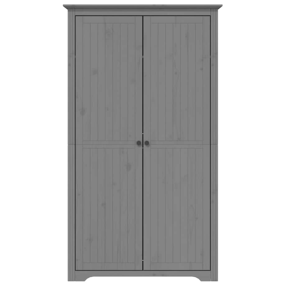 vidaXL Szafa BODO, szara, 99x53,5x173 cm, lite drewno sosnowe