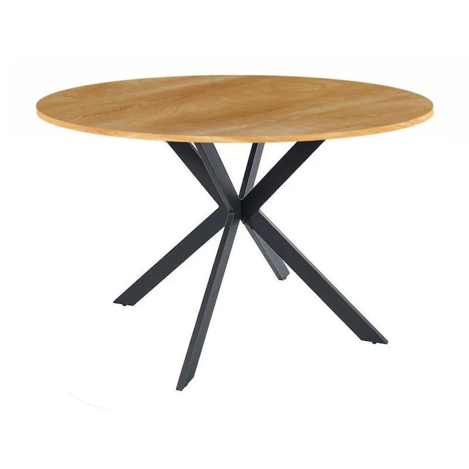 Stół okrągły TALIA II 90x90 dąb/czarny