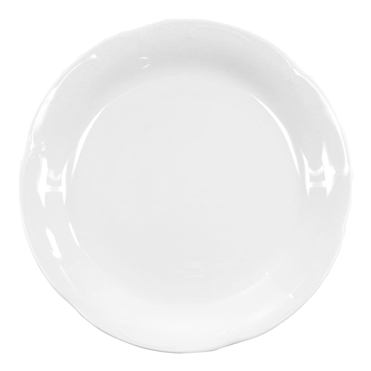 Talerz płytki 27 cm Kamelia Biała C000