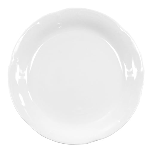 Talerz płytki 27 cm Kamelia Biała C000