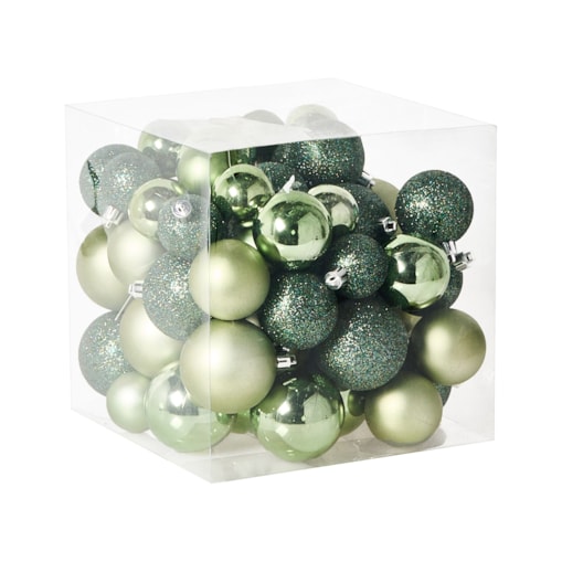 Zestaw 60 bombek TYIN Zielony