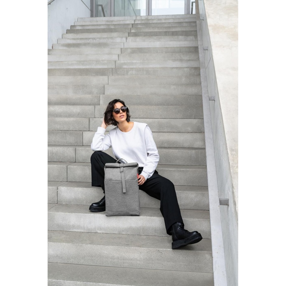 Plecak URBAN ROLLTOP, twist silver