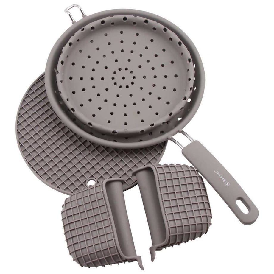 Kassel SILIKONOWY ZESTAW KUCHENNY Z DURSZLAKIEM 93705