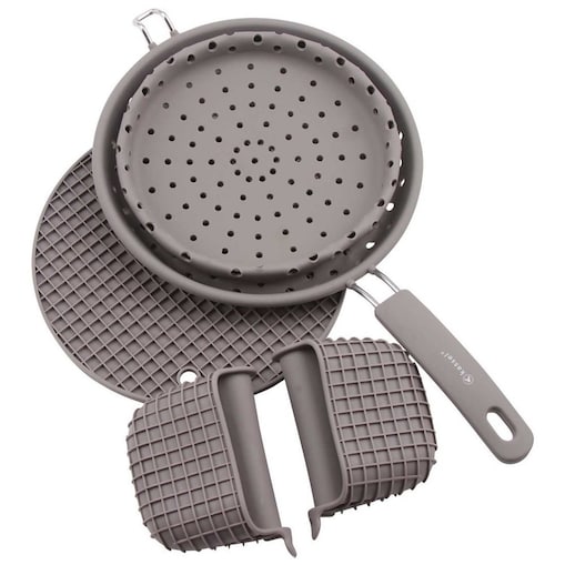 Kassel SILIKONOWY ZESTAW KUCHENNY Z DURSZLAKIEM 93705