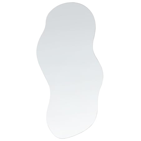 Lustro ścienne AUXERRE 40 cm 80 cm Srebrny