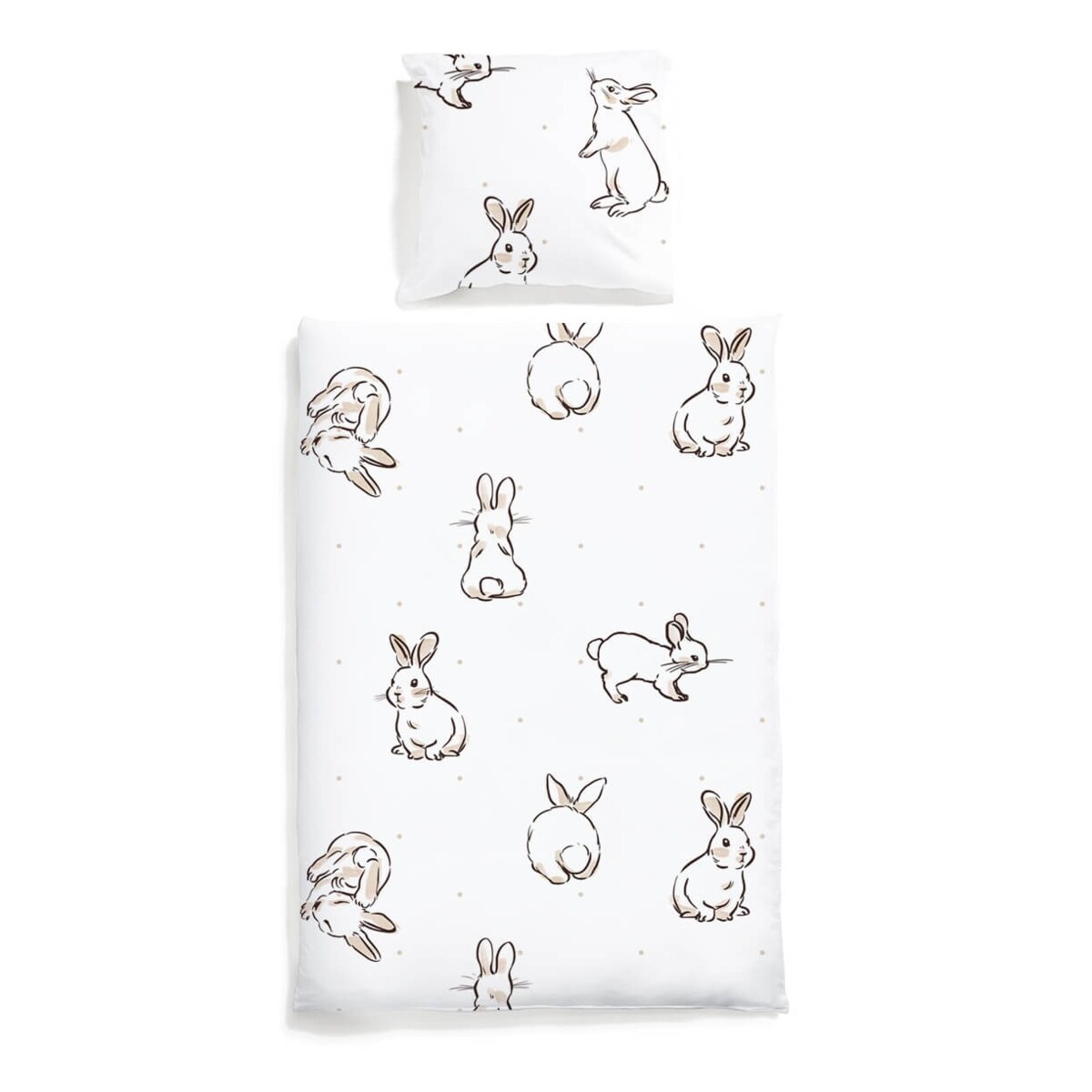 Pościel Króliki 160/200 + 2 x 70/80 cm