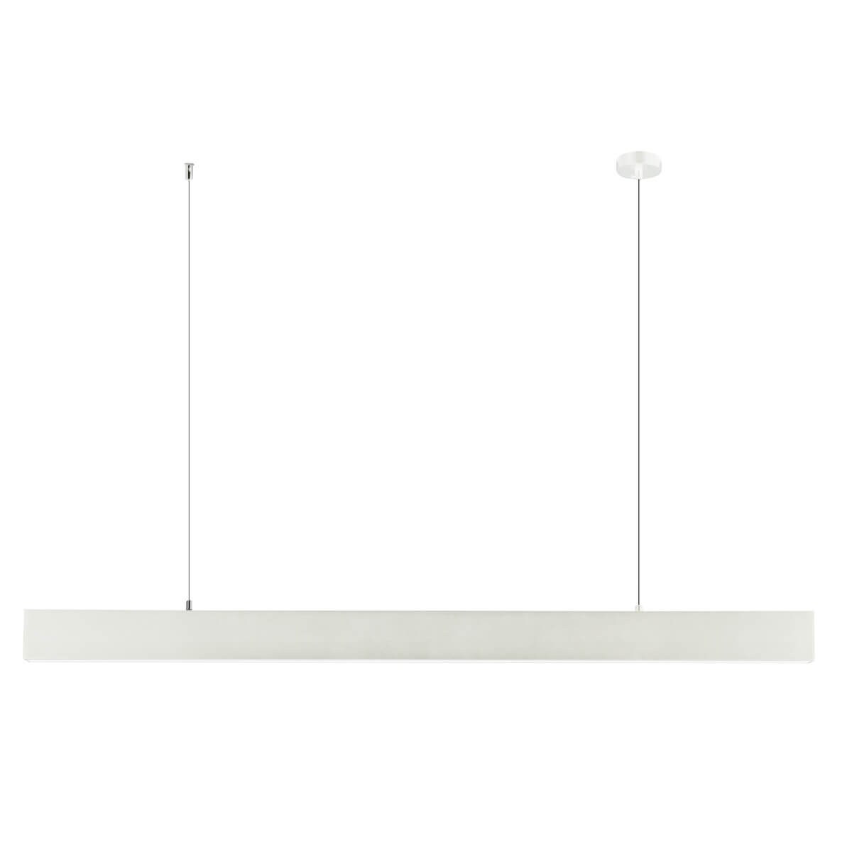 Biała lampa wisząca Linnea LED 48W belka do przedpokoju