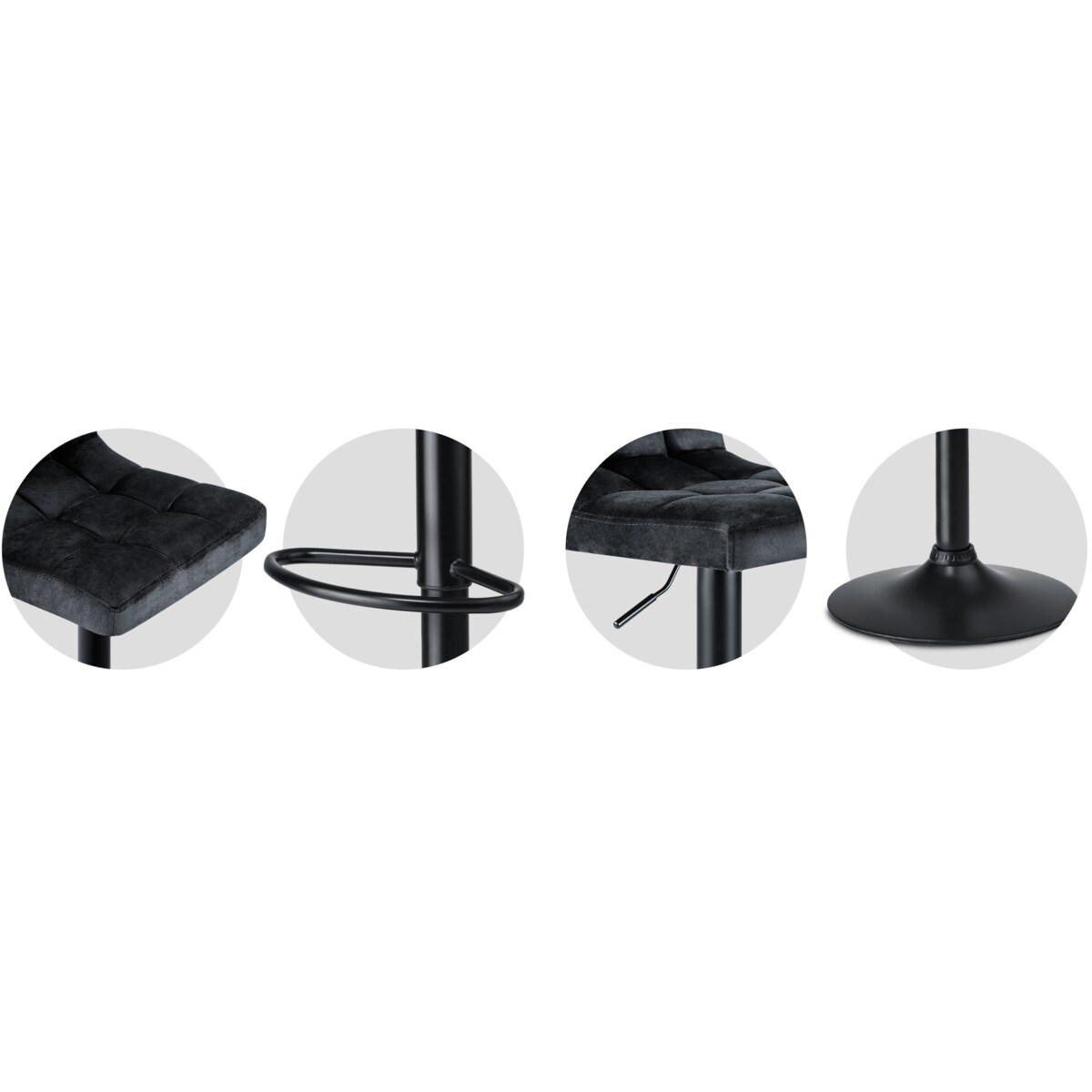 Hoker barowy z oparciem Sofotel Monro 260600