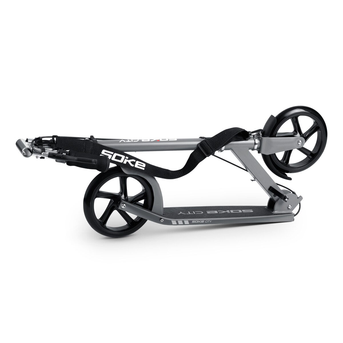 Hulajnoga miejska składana Soke City szara