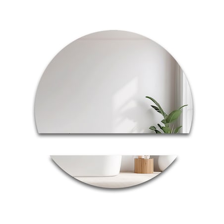 Lustro łazienkowe okrągłe w dwóch częściach - WIRO