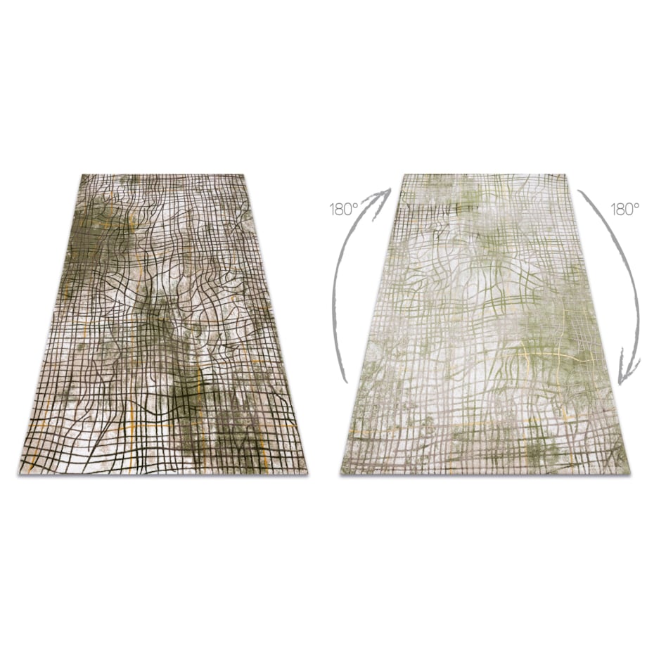 Dywan AKRYL USKUP 9483 zielony 100x300 cm