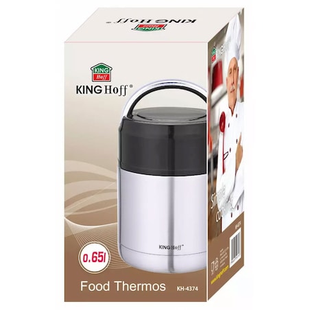 Termos obiadowy stalowy 0.65L KINGHOFF