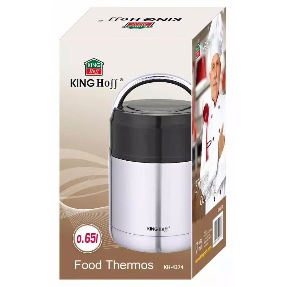 Termos obiadowy stalowy 0.65L KINGHOFF