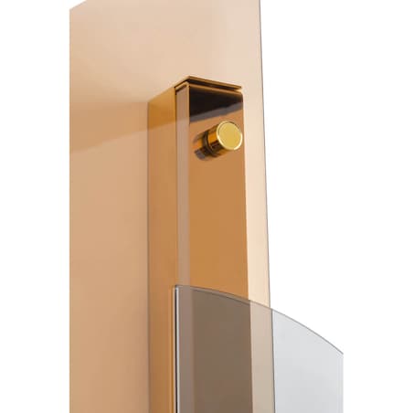 Szklana lampa ścienna Vitral MSE010400191 Moosee LED 5W 3000K Art. Deco złota