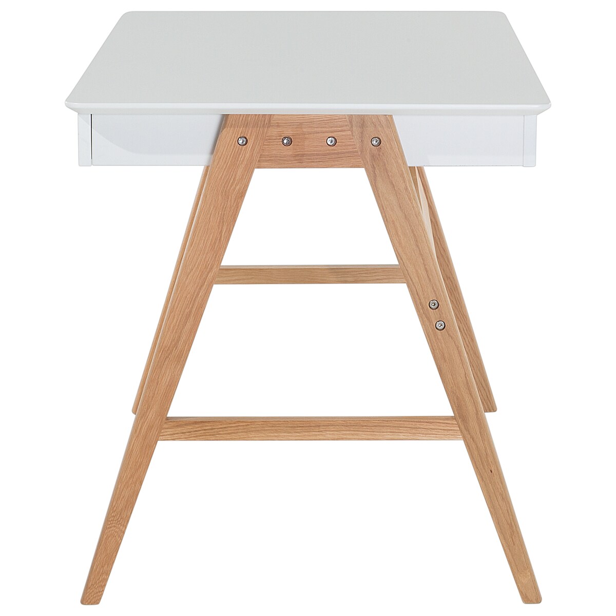 Biurko SHESLAY Biały 120 cm 70 cm z szufladami