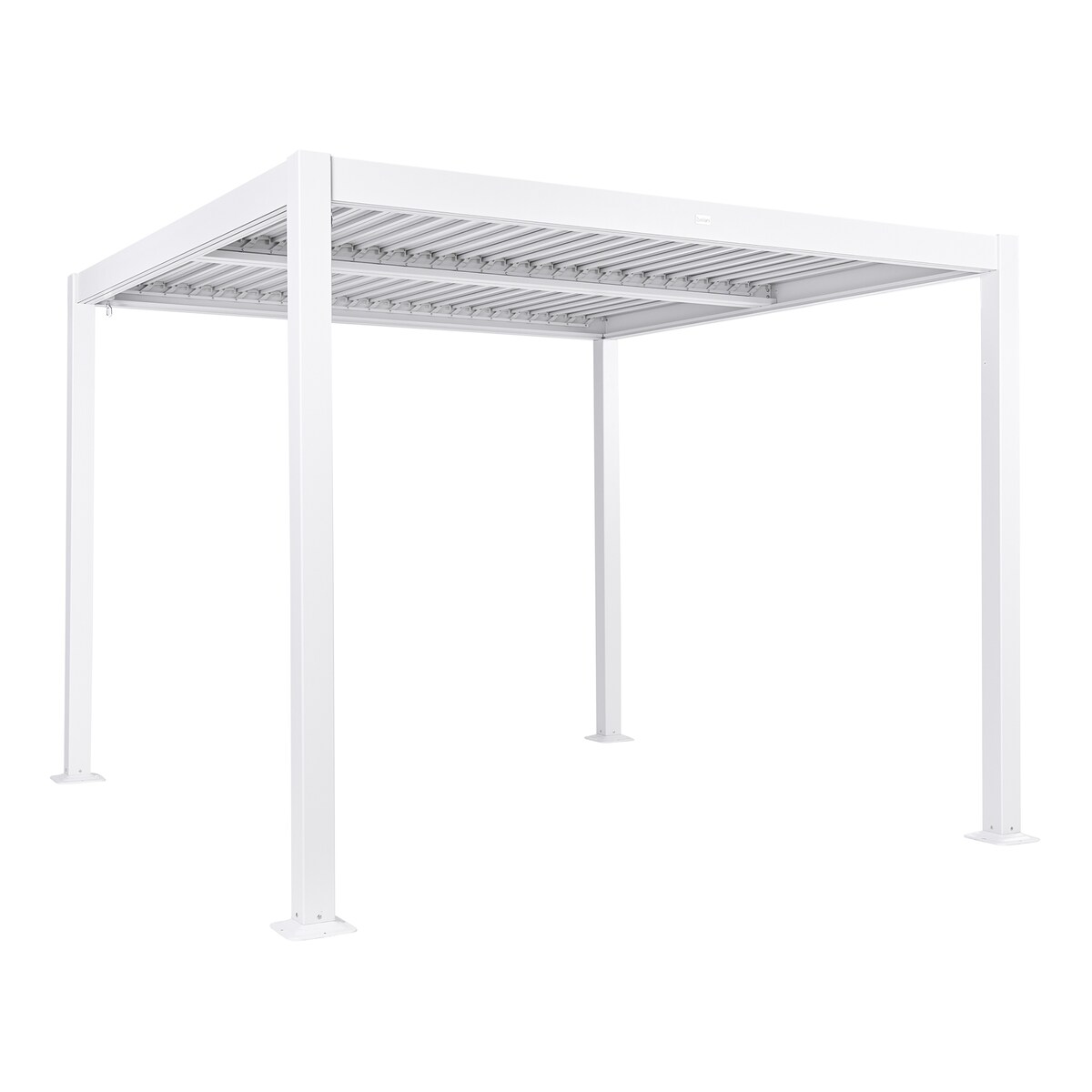 Pawilon ogrodowy FORNOLI Metal 296 cm 296 cm Biały