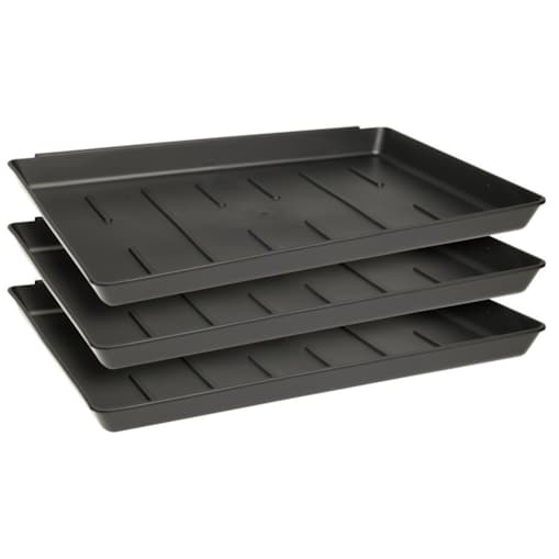 Ociekacz na buty NIU, 3 plastikowe tacki, 35 x 27 x 3 cm