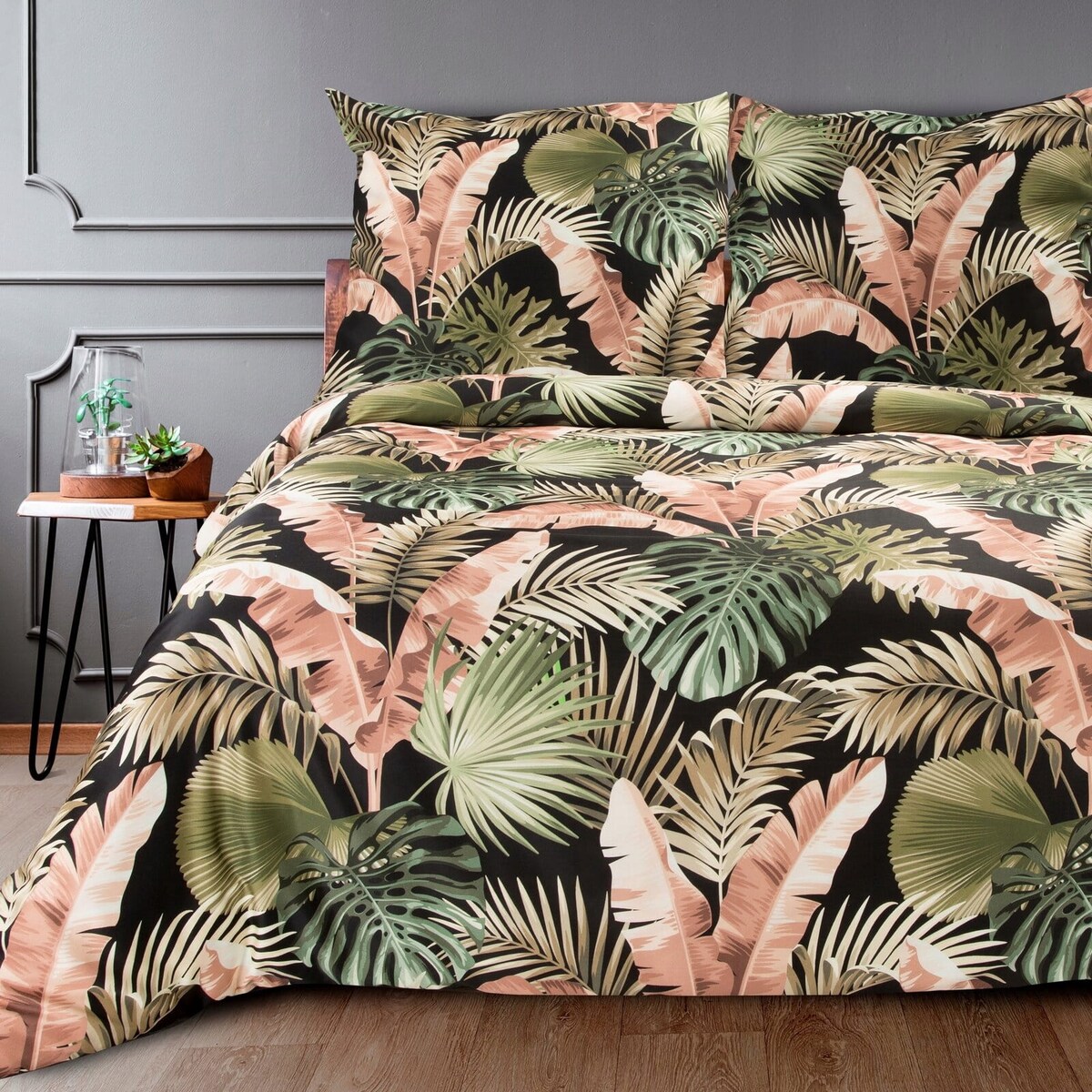 Komplet Pościeli Eurofirany Pościel Satynowa 100% Bawełna 220 x 200 +2 x 70 x 80