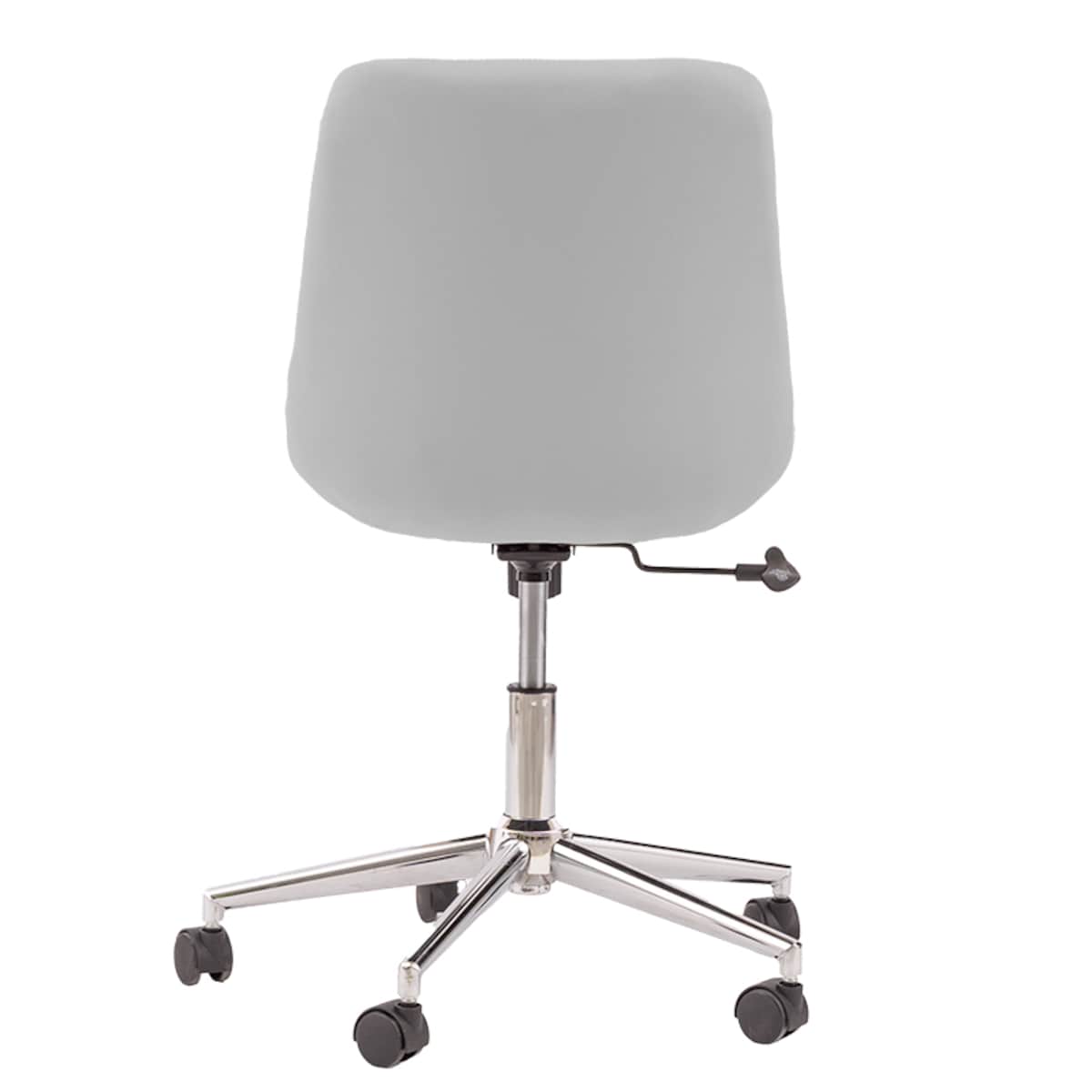 Fotel biurowy krzesło obrotowe szare regulowane do biura
