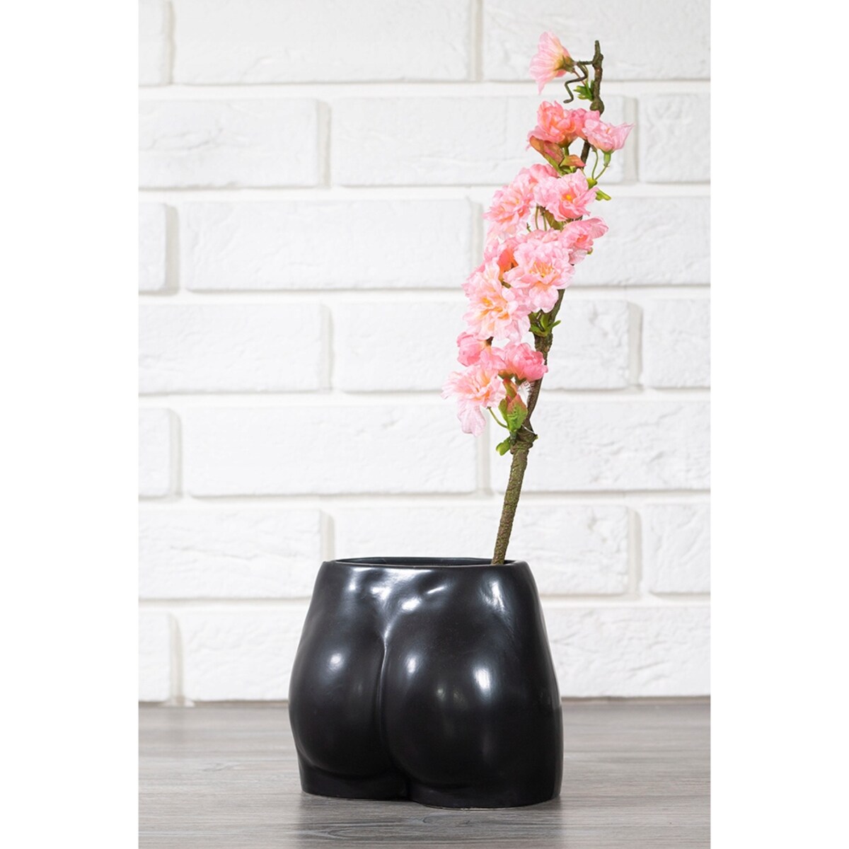 WAZON FEMINE czarny ceramiczny wys. 13cm