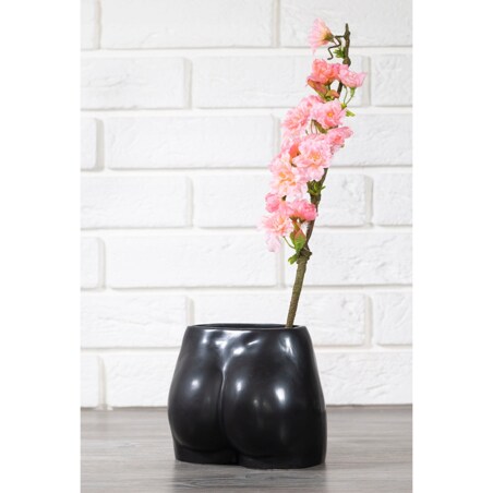 WAZON FEMINE czarny ceramiczny wys. 13cm