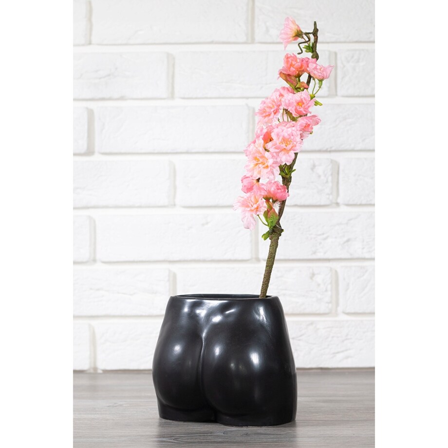 WAZON FEMINE czarny ceramiczny wys. 13cm