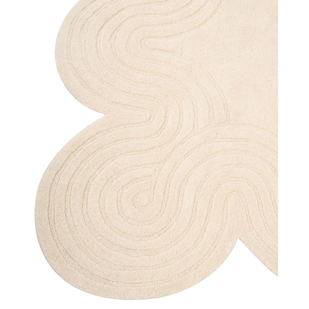 Dywan MALVAN Beżowy 160 x 230 cm Wełna