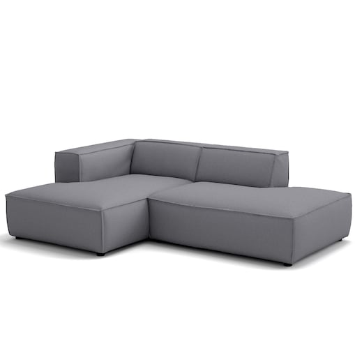 Narożnik otwarty lewy Modularis - Szary Welur