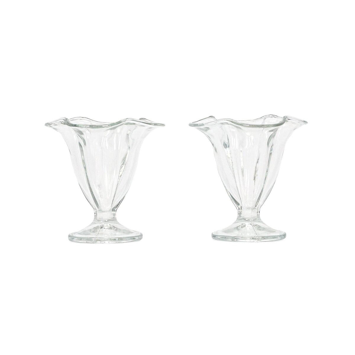 Pucharek do lodów deserów COUPLE, 2 x 150 ml, kolor przezroczysty, szkło