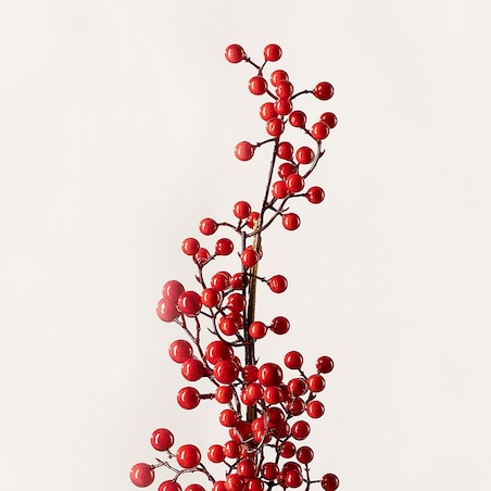 Gałązka dekoracyjna Cranberry 66 cm boże narodzenie, święta, świąteczne, czerwony, 10x10x66 cm