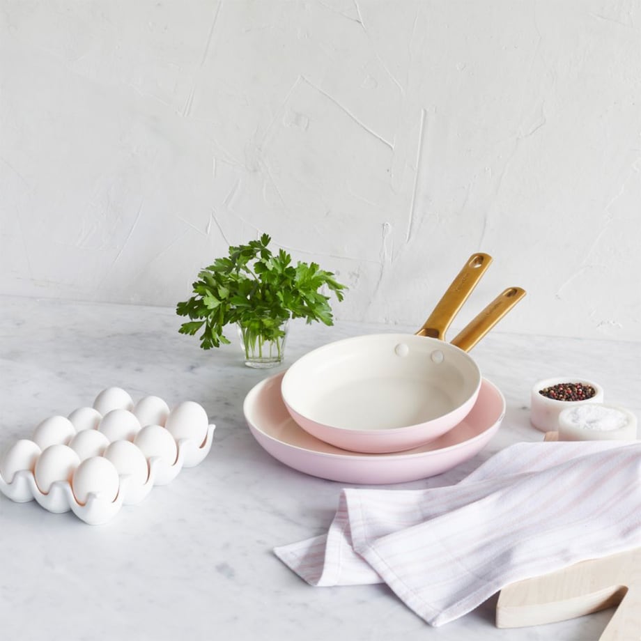 Patelnie ceramiczne PADOVA Pink zestaw 20 + 28 cm / GreenPan