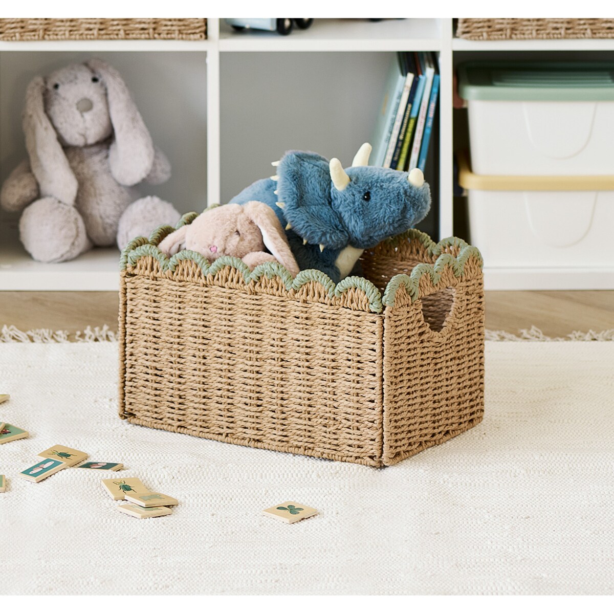 Koszyk do przechowywania, pleciony ZELLER, 38 x 25 x 22 cm