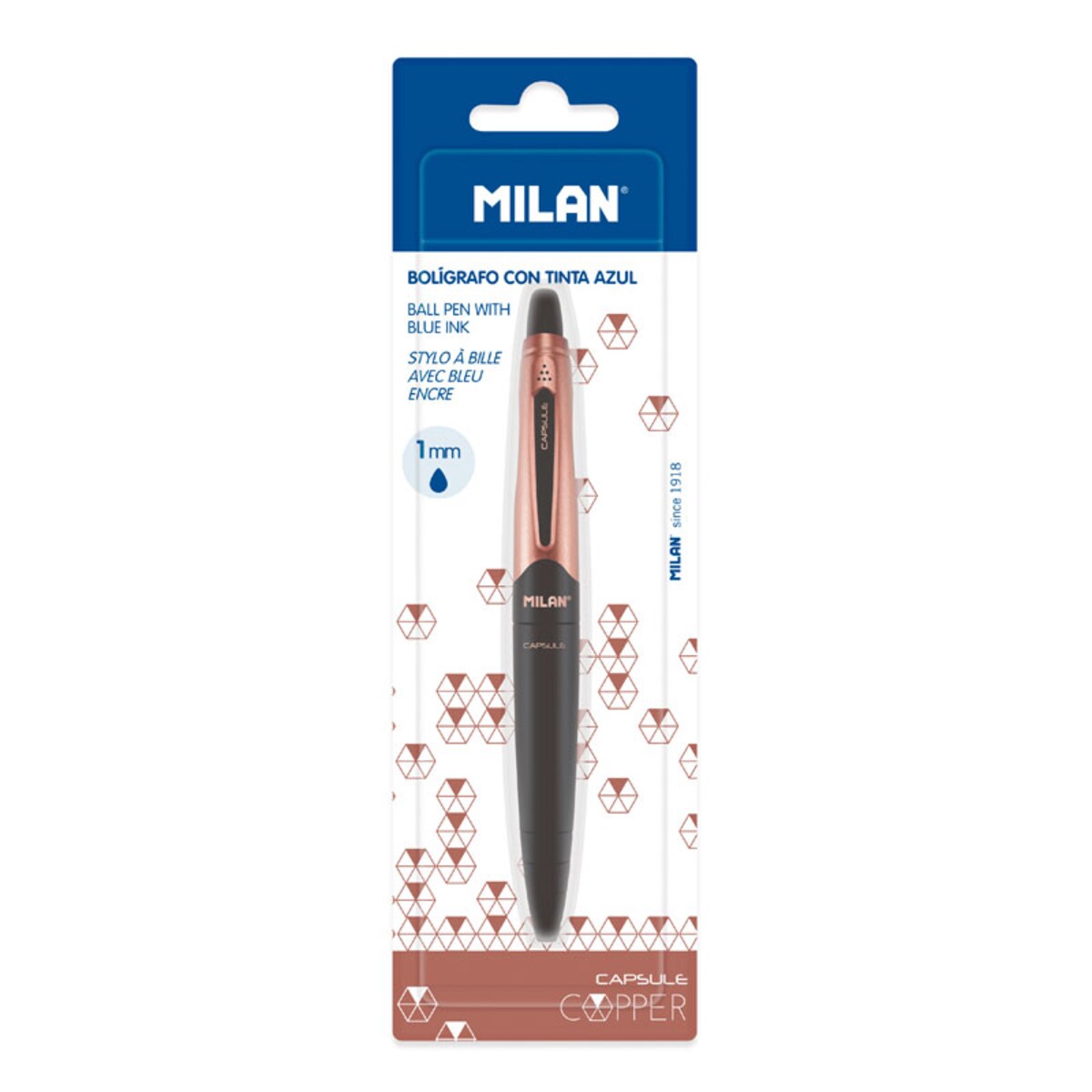 DŁUGOPIS CAPSULE COPPER CZARNY 1 SZT. BL